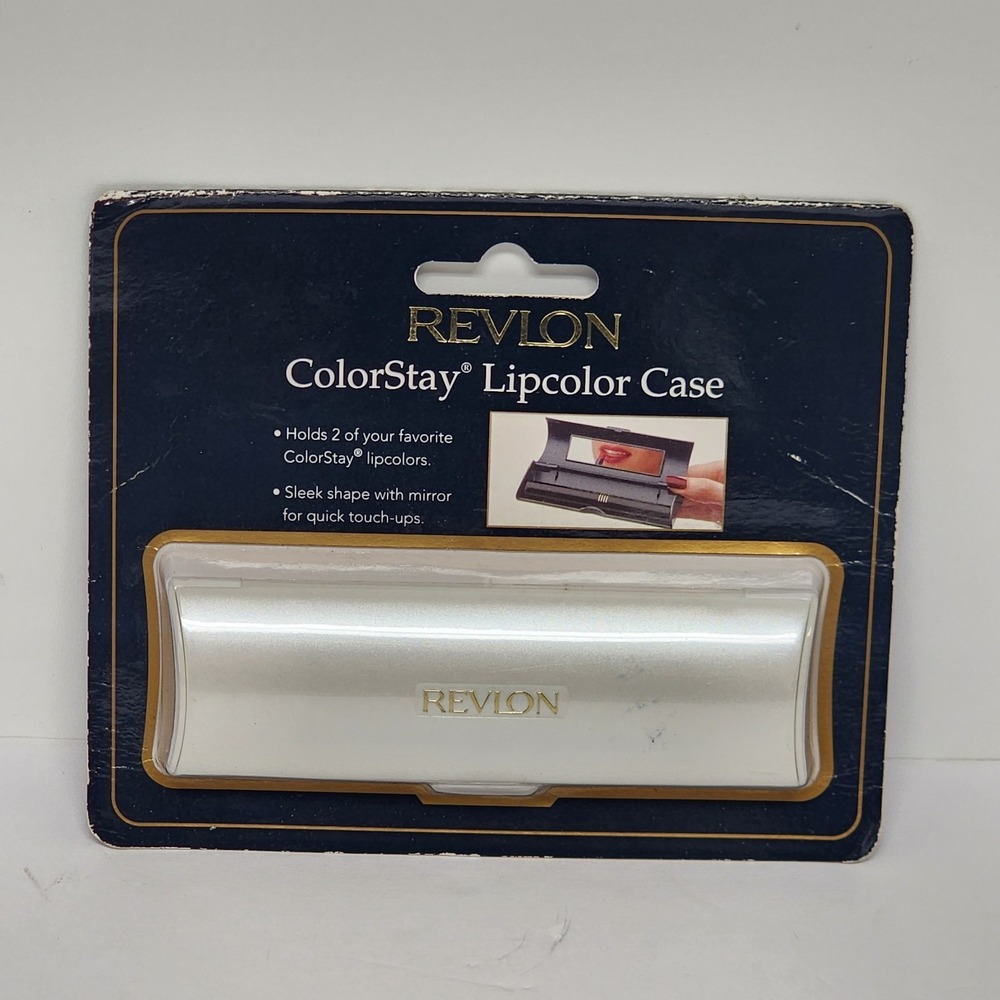 Revlon Colorstay Lip Color  Case with Mirror Purse‎ Travel Holder Makeup Fits 2